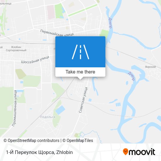 1-Й Переулок Щорса map