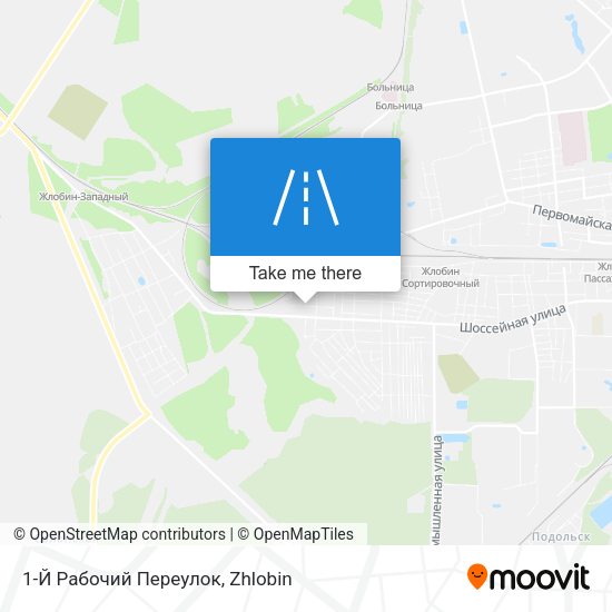 1-Й Рабочий Переулок map