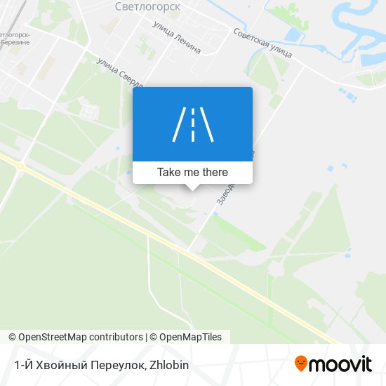 1-Й Хвойный Переулок map