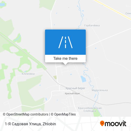 1-Я Садовая Улица map
