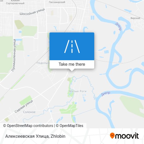 Алексеевская Улица map