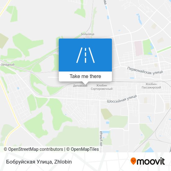 Бобруйская Улица map