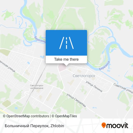 Больничный Переулок map