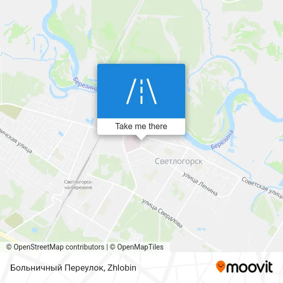 Больничный Переулок map