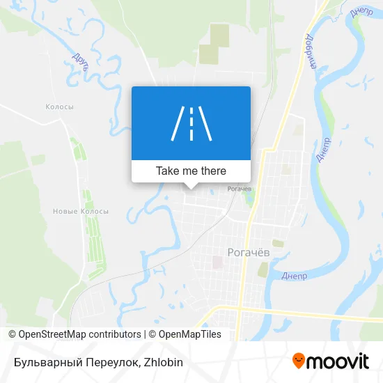 Бульварный Переулок map