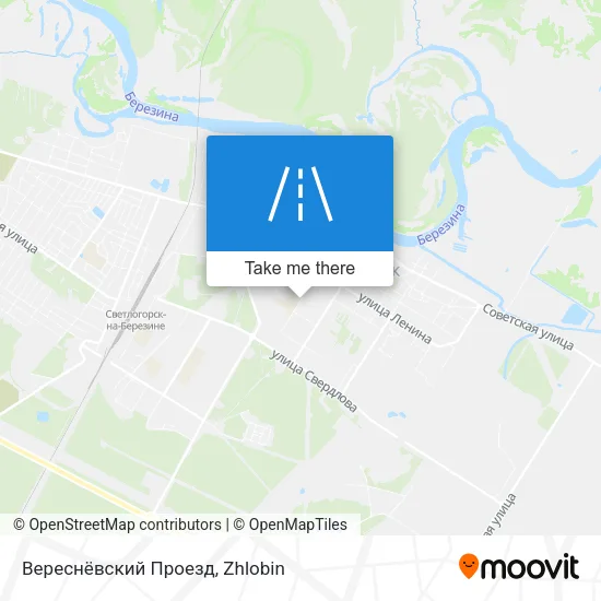 Вереснёвский Проезд map