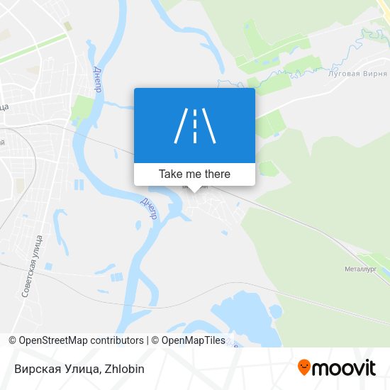Вирская Улица map