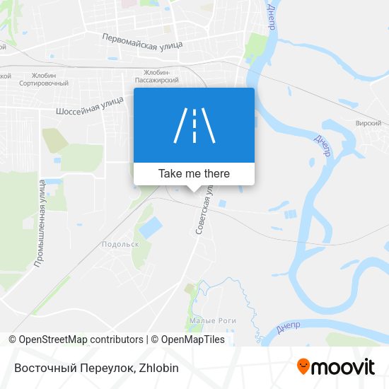 Восточный Переулок map