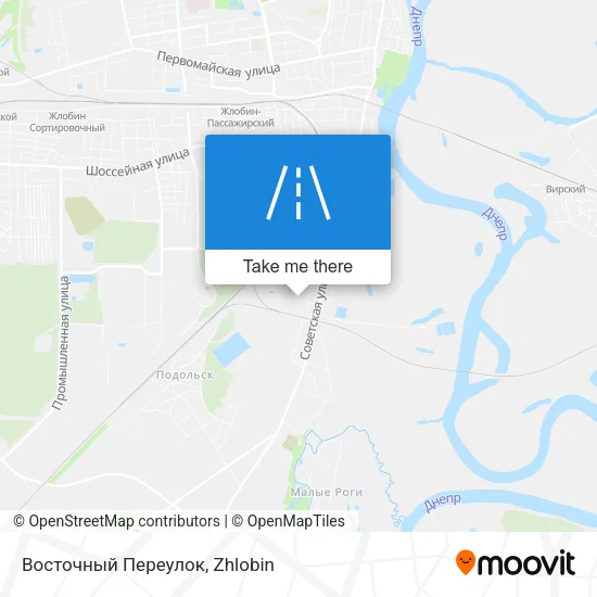 Восточный Переулок map