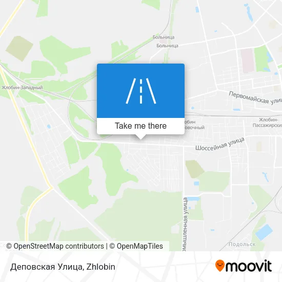 Деповская Улица map