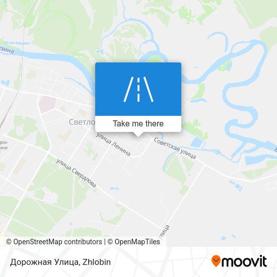 Дорожная Улица map