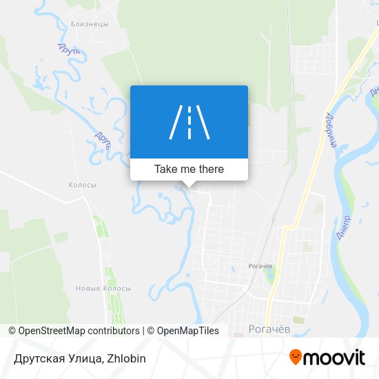 Друтская Улица map