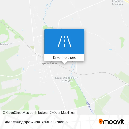 Железнодорожная Улица map
