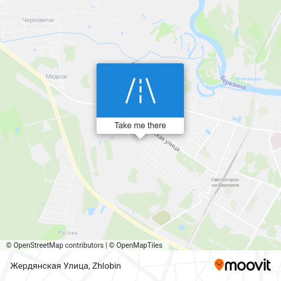Жердянская Улица map