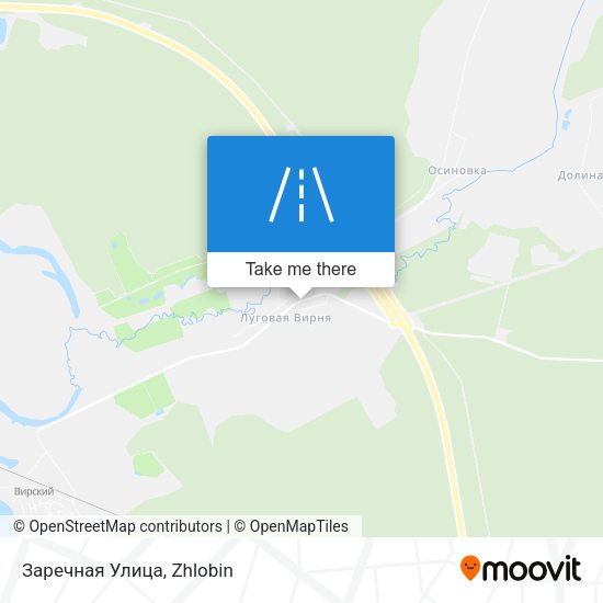 Заречная Улица map