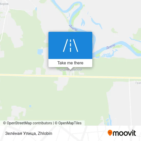 Зелёная Улица map