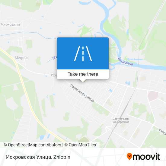 Искровская Улица map