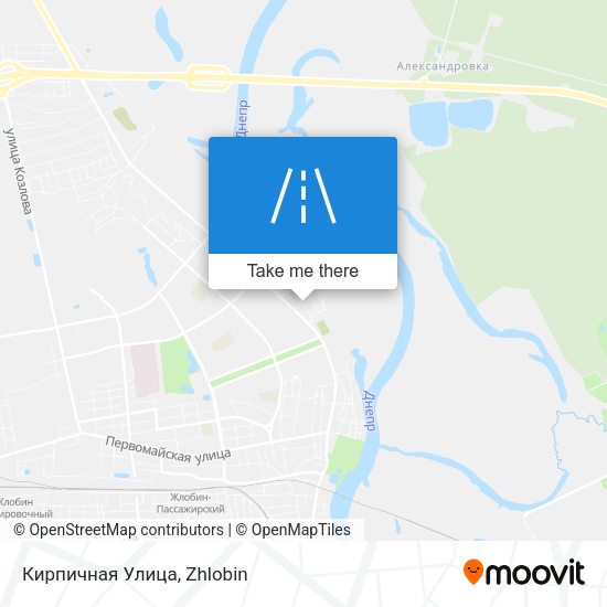 Кирпичная Улица map