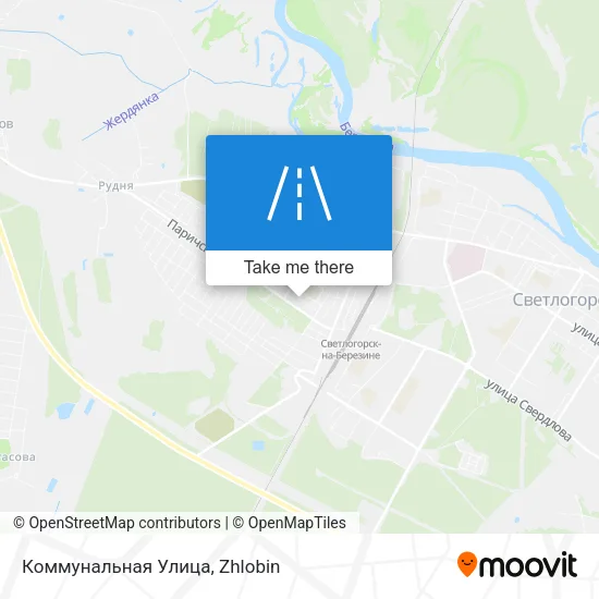 Коммунальная Улица map