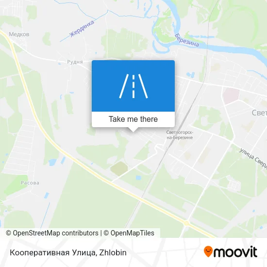 Кооперативная Улица map