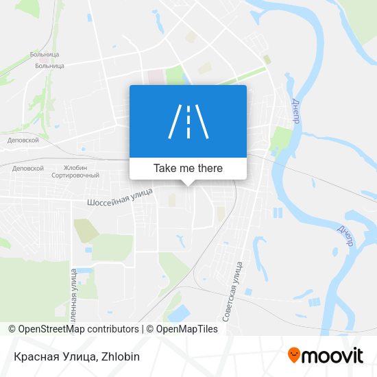 Красная Улица map