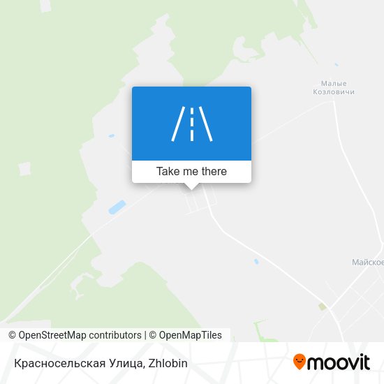 Красносельская Улица map