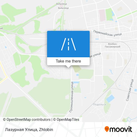 Лазурная Улица map