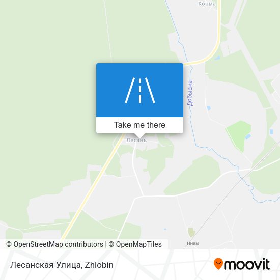 Лесанская Улица map