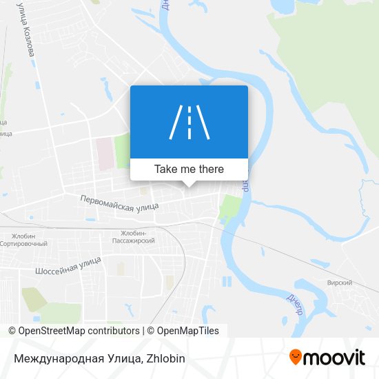 Международная Улица map