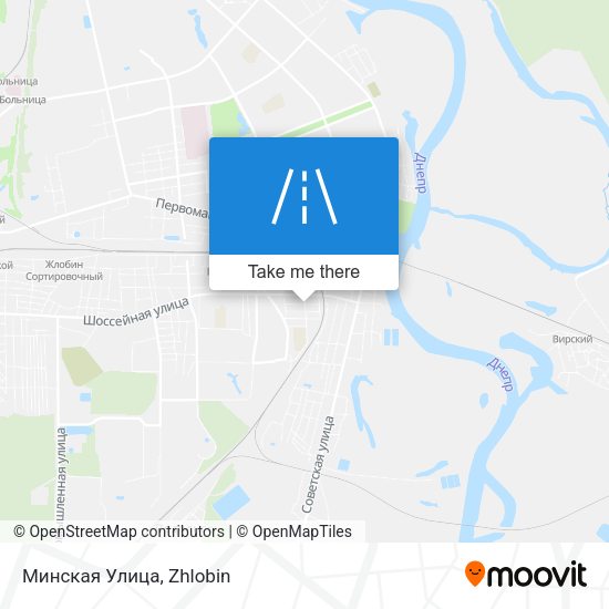 Минская Улица map