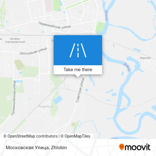 Московская Улица map