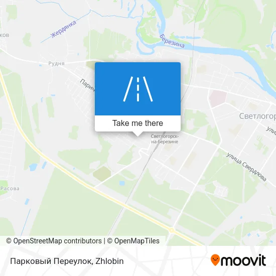 Парковый Переулок map