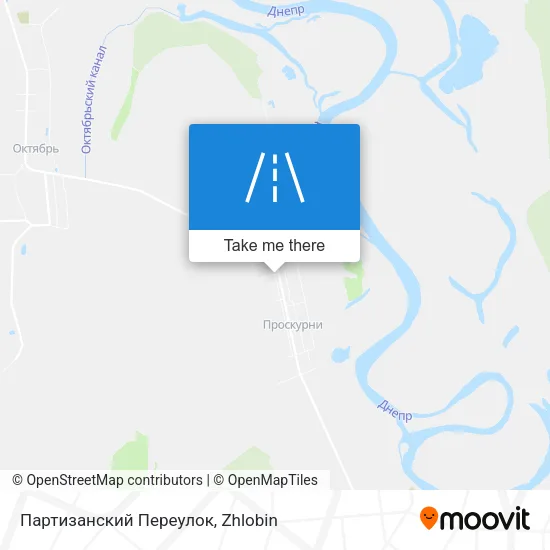 Партизанский Переулок map
