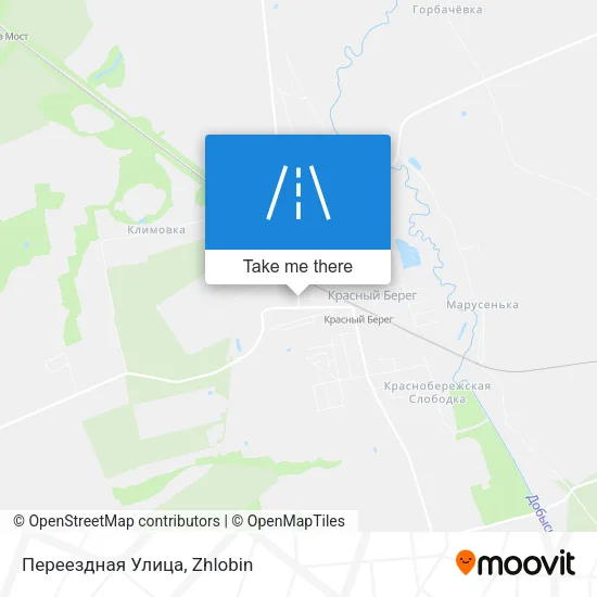 Переездная Улица map