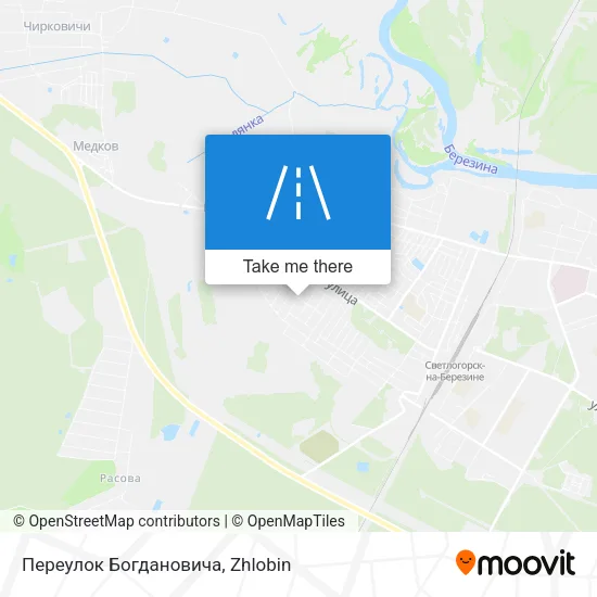 Переулок Богдановича map