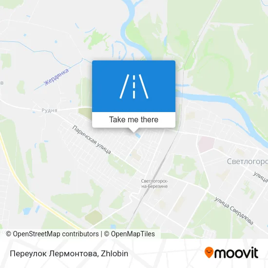 Переулок Лермонтова map