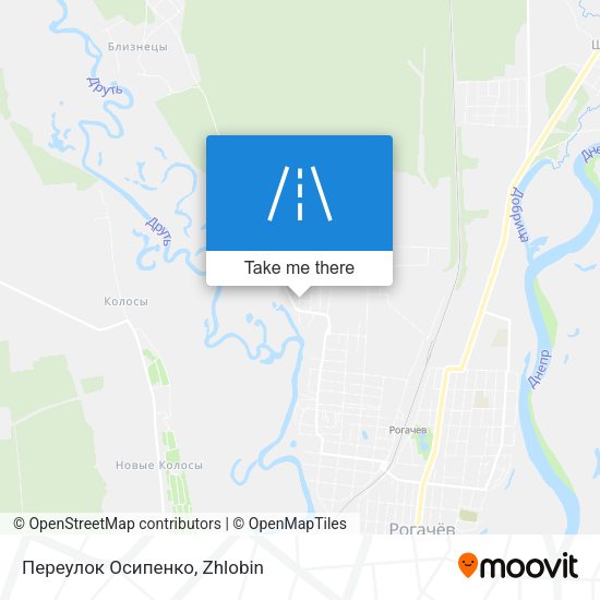 Переулок Осипенко map