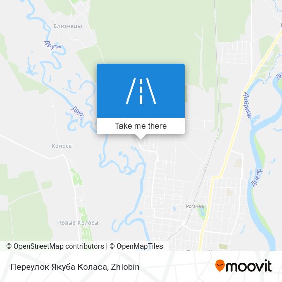 Переулок Якуба Коласа map