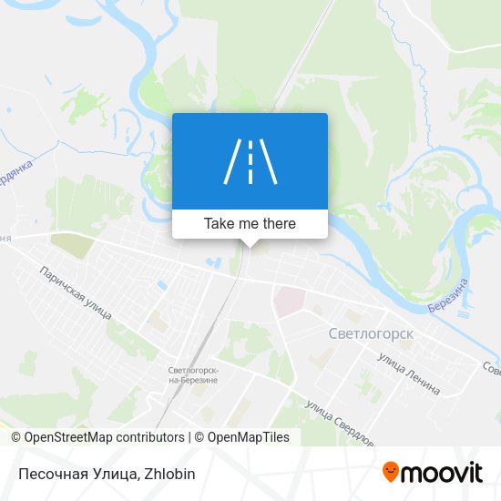 Песочная Улица map