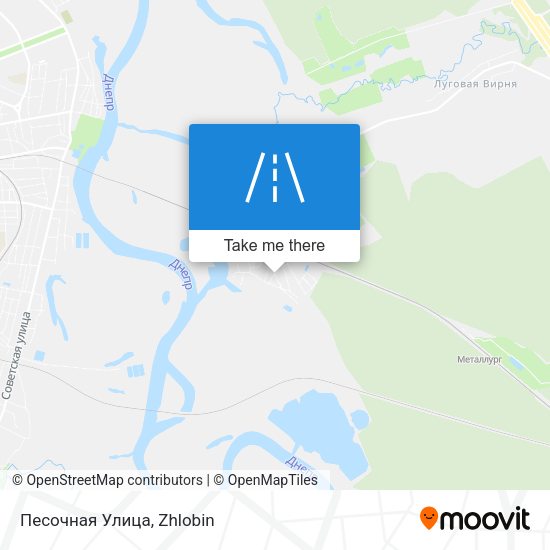 Песочная Улица map