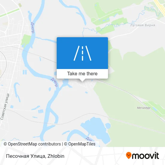 Песочная Улица map