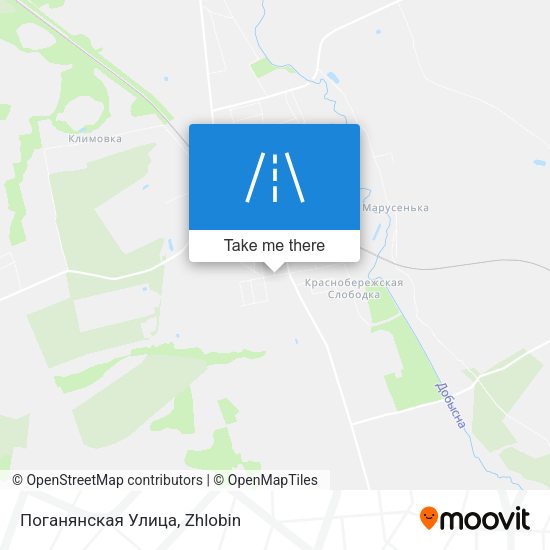Поганянская Улица map