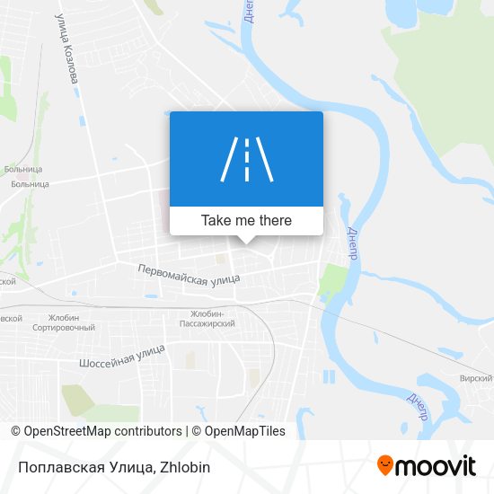 Поплавская Улица map