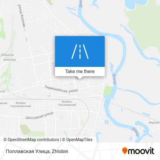Поплавская Улица map