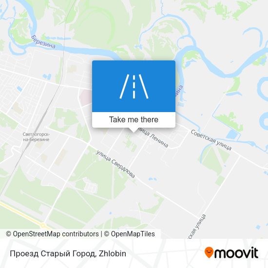 Проезд Старый Город map