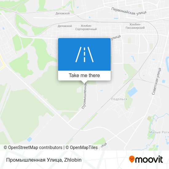 Промышленная Улица map