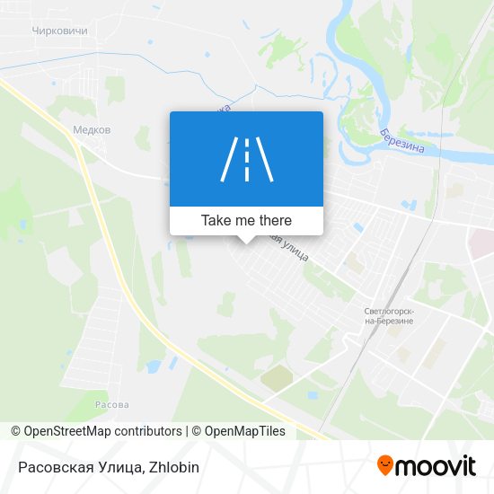 Расовская Улица map