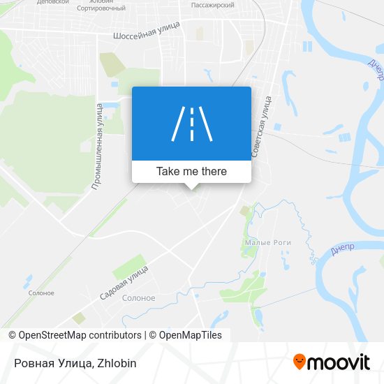 Ровная Улица map