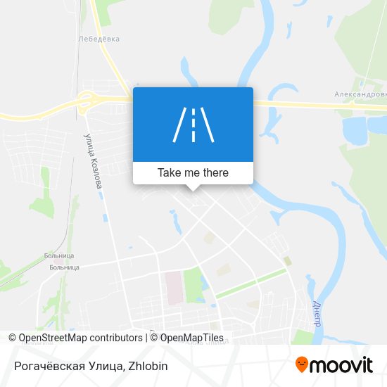 Рогачёвская Улица map