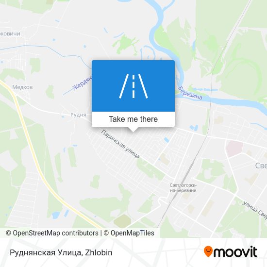 Руднянская Улица map